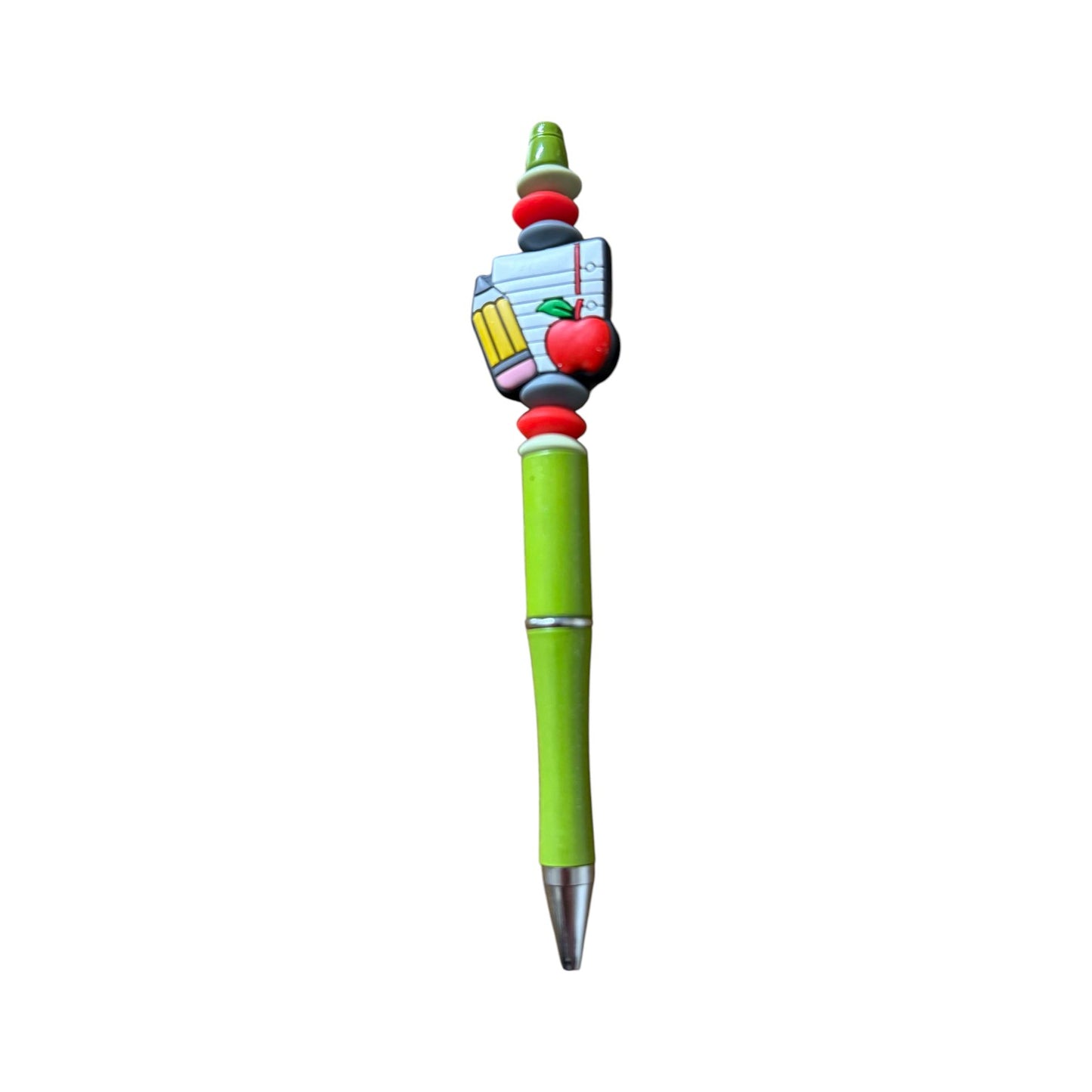 Inspiration Western - Stylo perles focales - Enseignante/Livres-Crayons-pomme