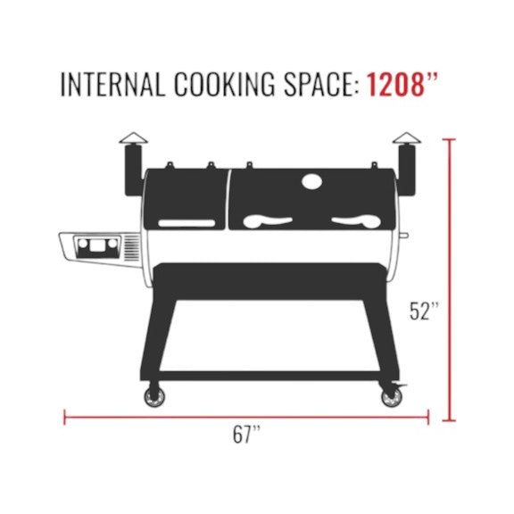 Recteq - Barbecue aux granules Dualfire 1200