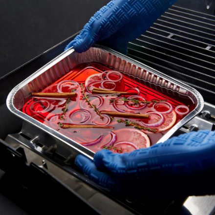 Broil King - Ensemble de 3 plateaux en aluminium pour grillades