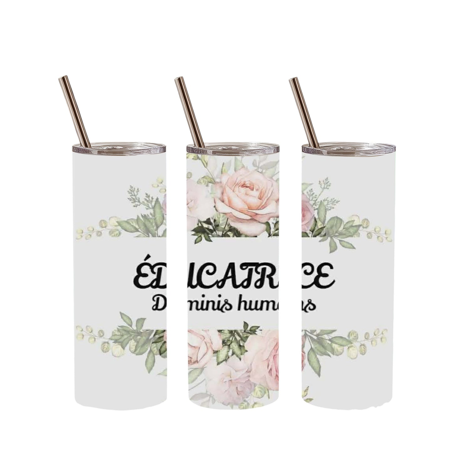 Inspiration Western - Tasse isotherme - Édition Éducatrice minis humains roses