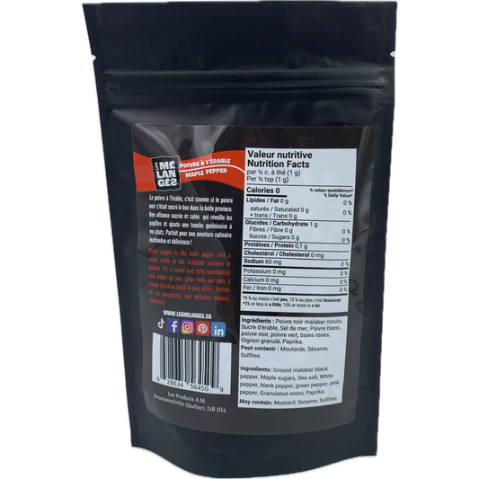Les Mélangés - Mélange d'épices Poivre à l'érable