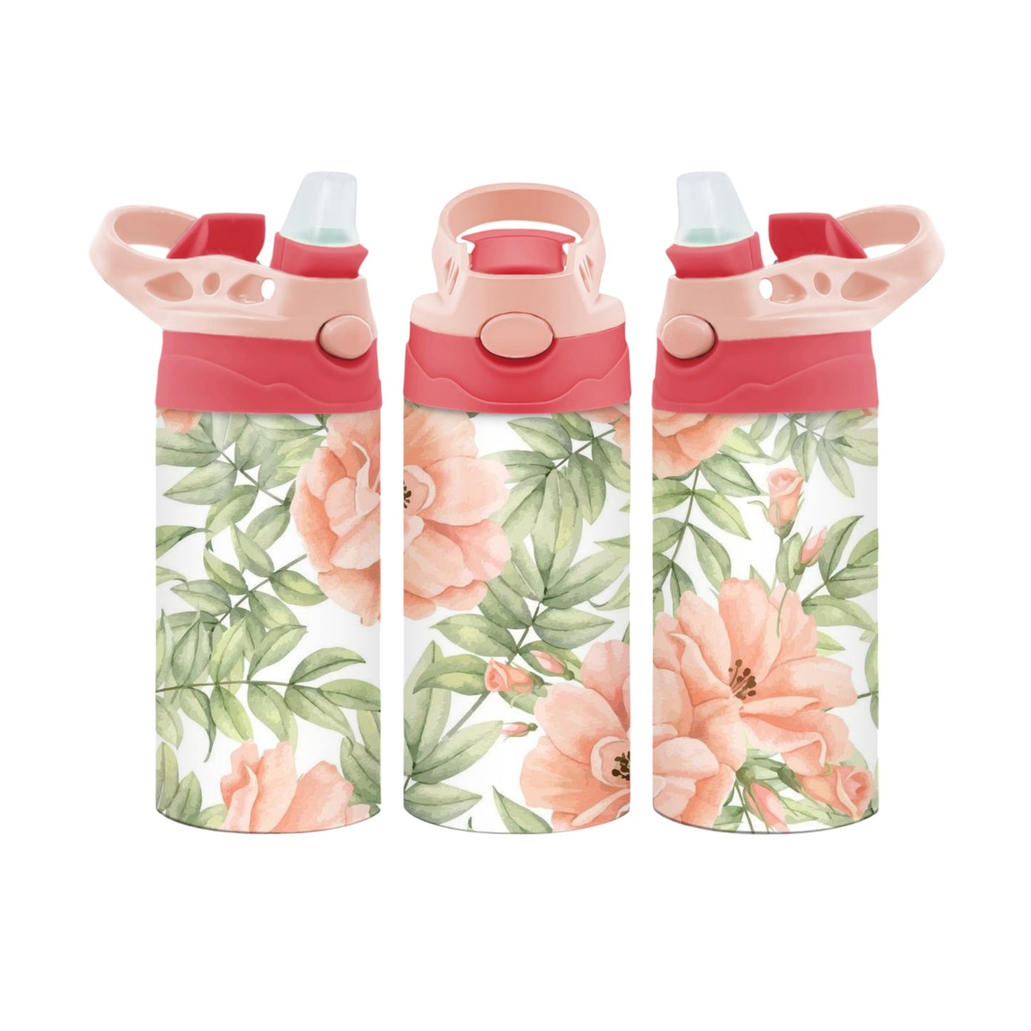 Inspiration Western - Bouteille isotherme - Fleurs Pêche