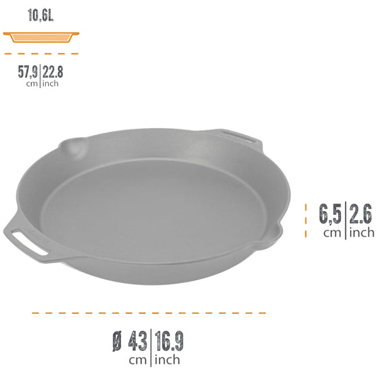 Petromax - Poêle de fonte fp50h-t avec anses