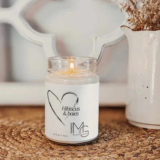 P'tites bougies Création - Bougie à la cire de soya - Hisbiscus & baies