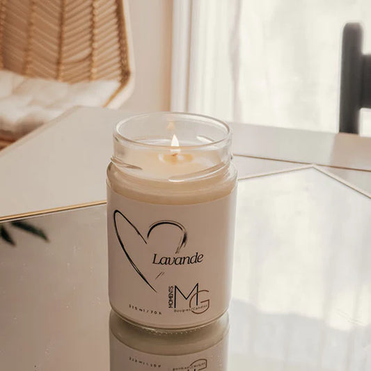 P'tites bougies Création - Bougie à la cire de soya - Lavande