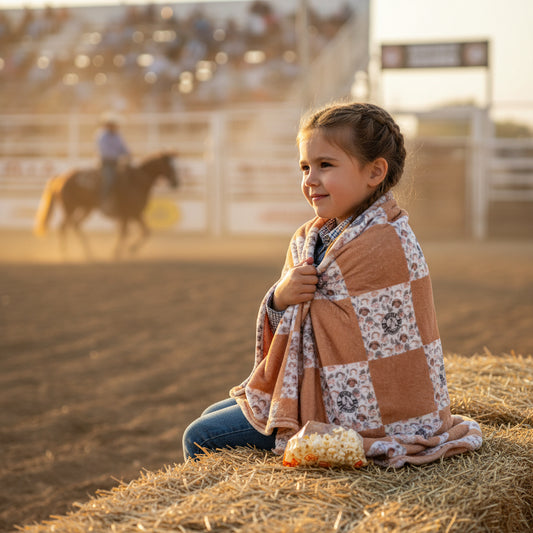 Inspiration Western – Couverture Carreautée logo IW (petite)