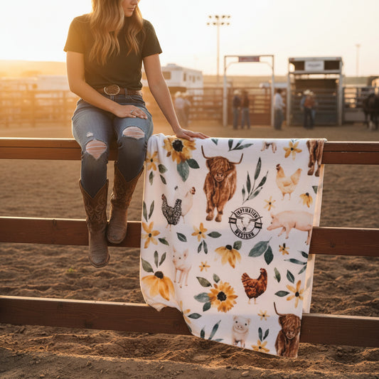 Inspiration Western – Couverture Ferme & Tournesol