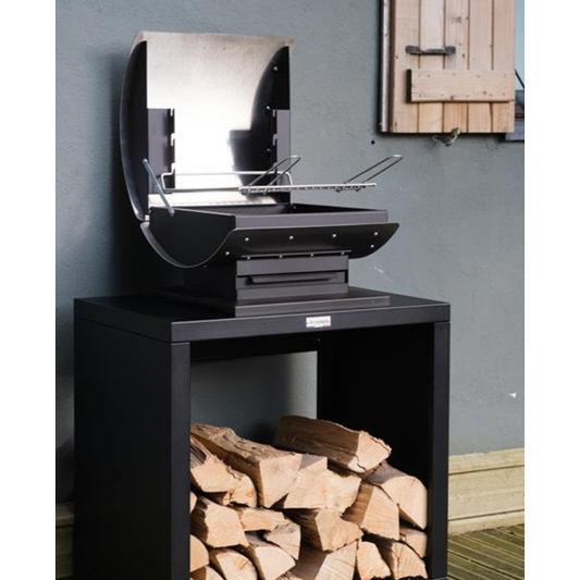 Le Marquier - Meuble à cuisson ouvert noir