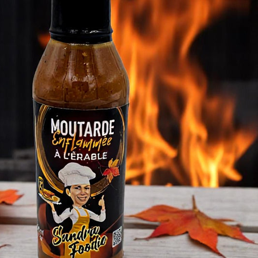 Sandra foodie - Moutarde enflammée à l'érable