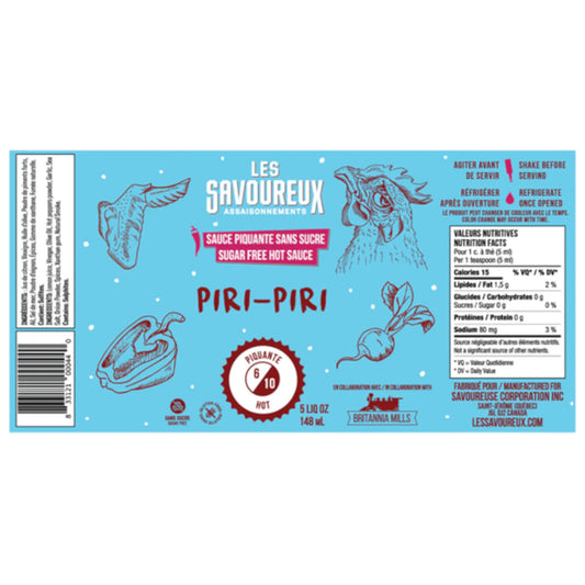 Les Savoureux assaisonnements Sauce Piri