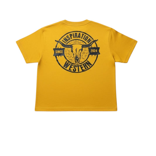 Inspiration Western - T-shirt Inspiration Western - Édition Signature Antique Gold
