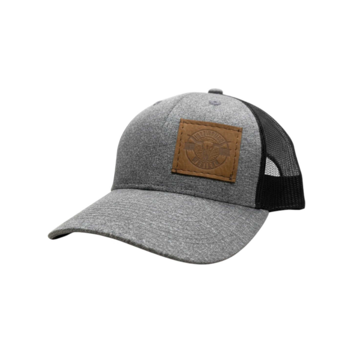 Inspiration Western - Casquette Grise avec filet noir à l'arrière