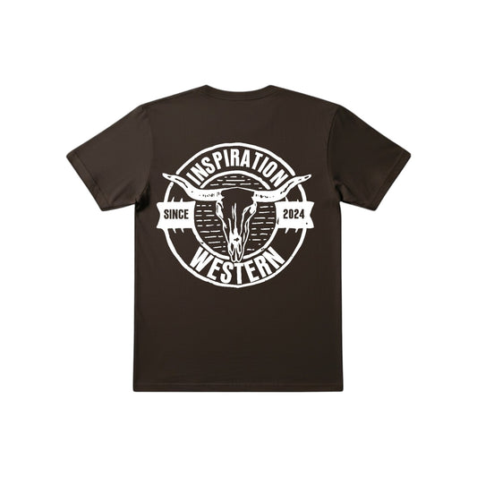 Inspiration Western - T-shirt adulte unisexe Inspiration western Brun Chocolat