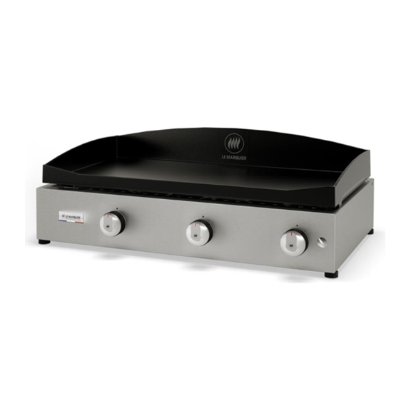 Le Marquier - Plancha Pure 375 en acier inoxydable