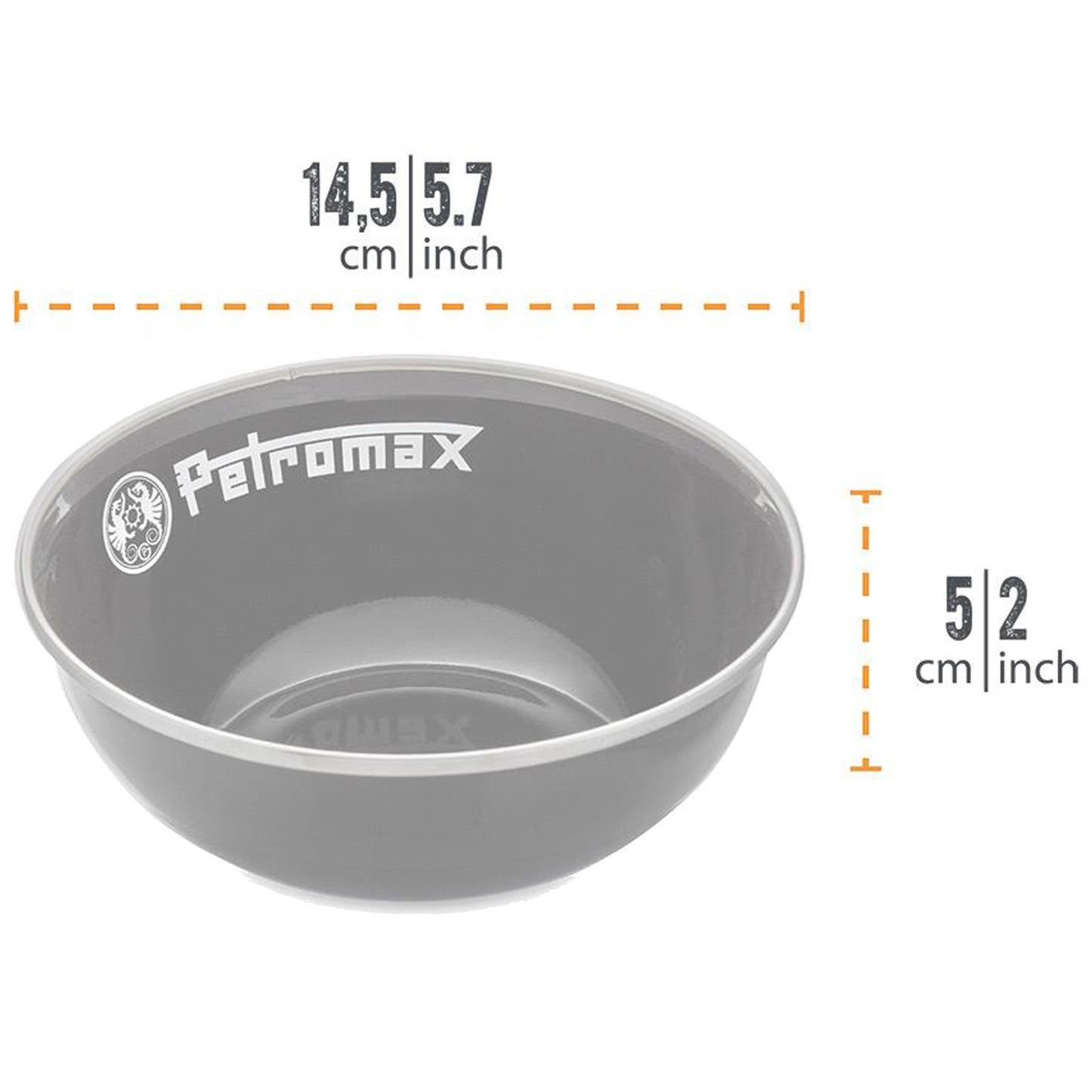 Petromax - Bols en émail noir (ensemble de 2)