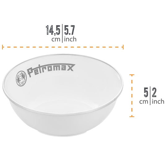 Petromax - Bols en émail blanc (ensemble de 2)