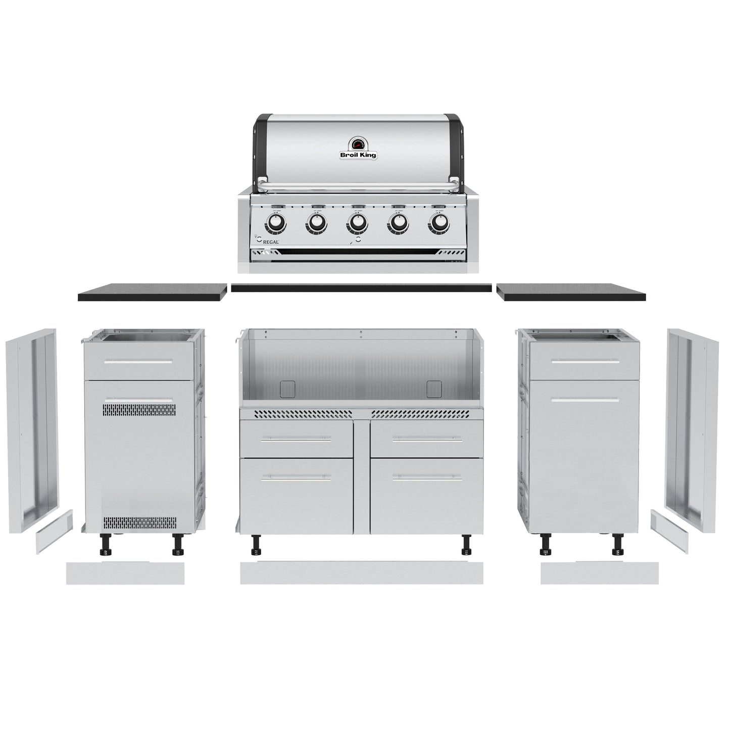Broil King - Barbecue au propane encastré Regal S 420 Built-in
