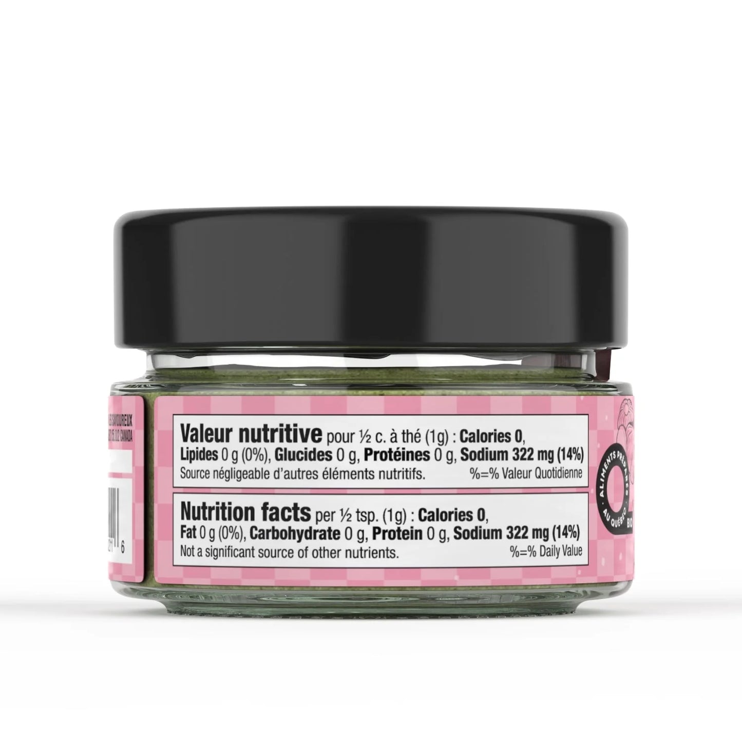 Les Savoureux assaisonnements - Assaisonnement biologique - Sel de fleur d'ail