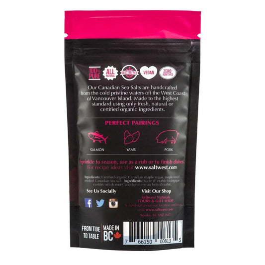 Saltwest naturals - Sel de mer Érable sucré et fumé