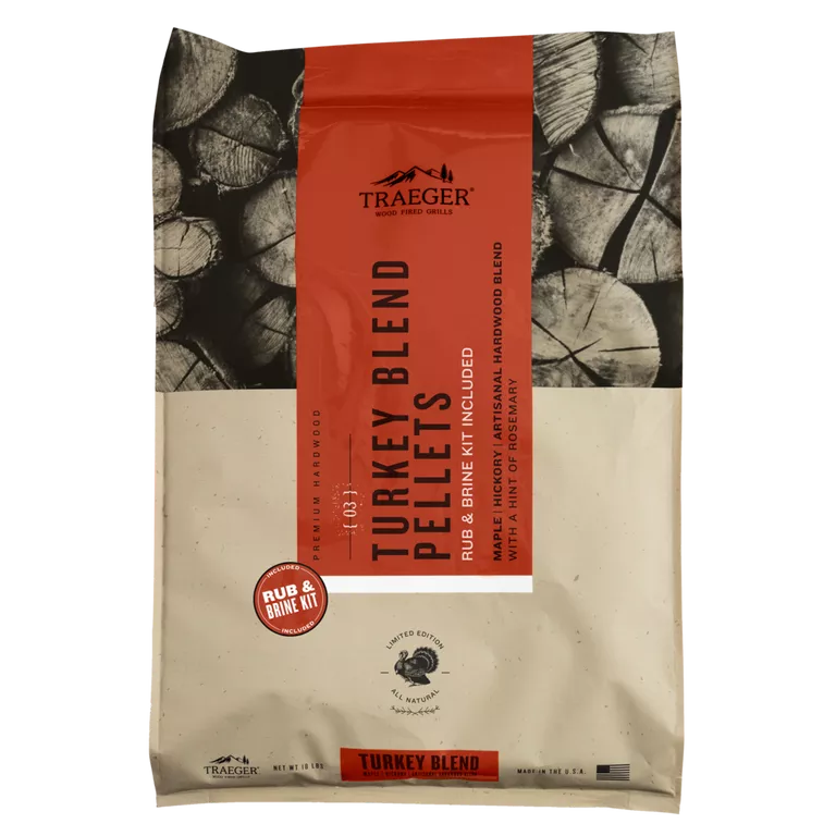 Traeger - Granules de bois - Mélange pour dinde avec ensemble de saumure