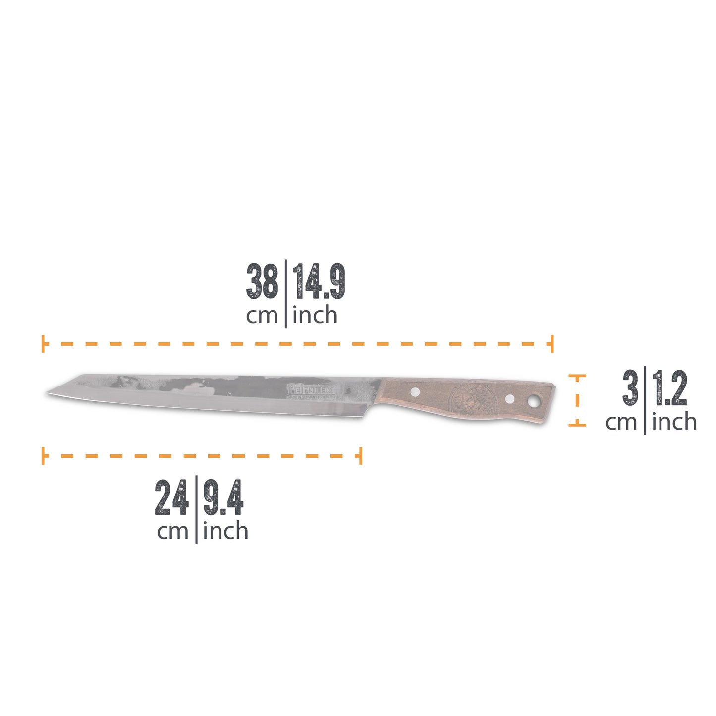 Petromax - Couteau à trancher 24cm