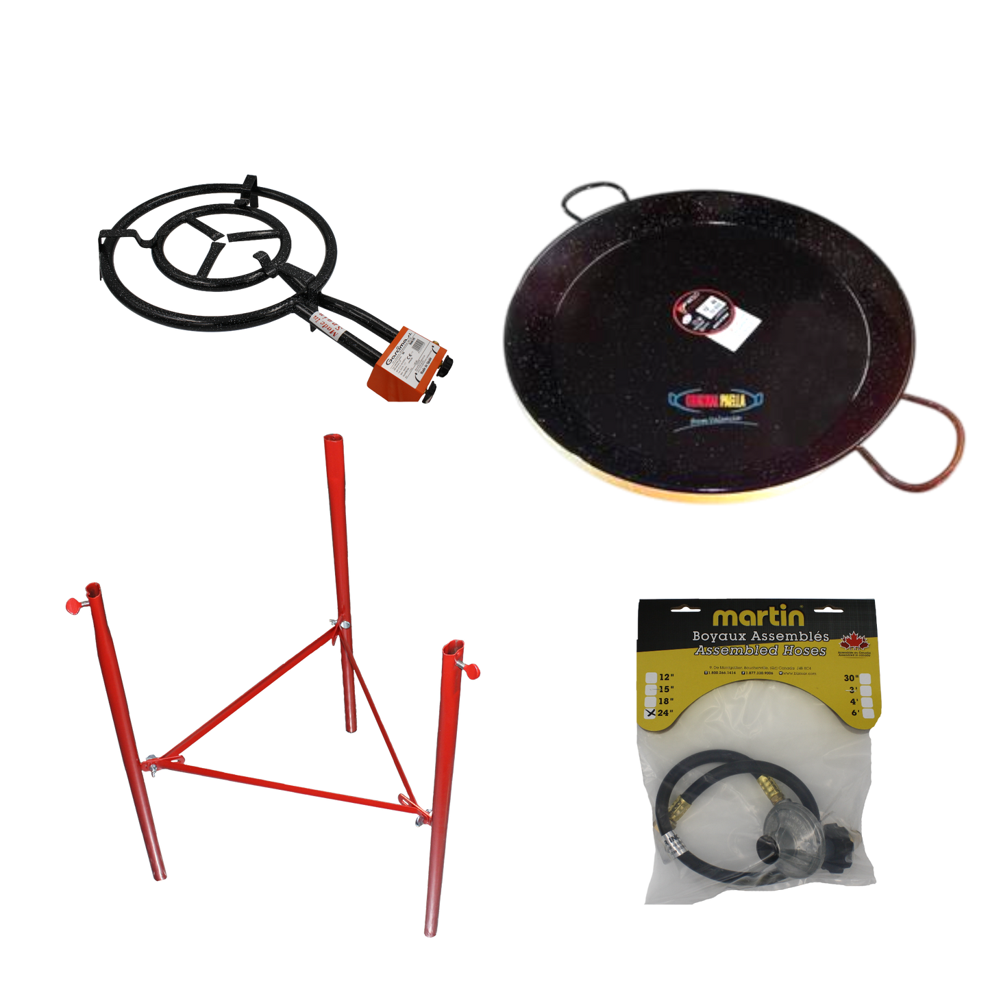 Ensemble Paella T-350 avec Poêle 50 cm