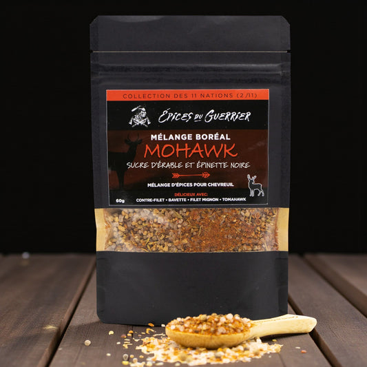 Épices du Guerrier - Mélange Mohawk Mélange d'épices pour chevreuil