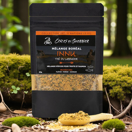 Épices du Guerrier - Mélange Innu épices pour truite et saumon