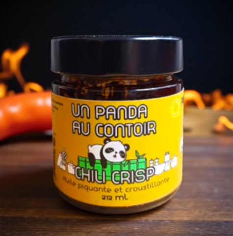 Papa Ours - Huile piquante et croustillante - Chili Crisp