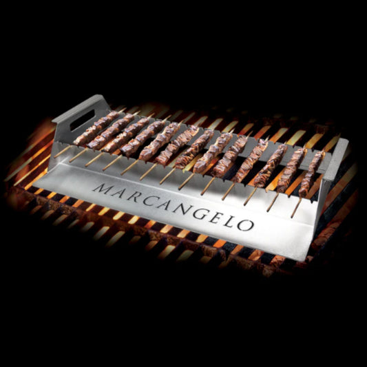 Support à Spiedini ou Kebab étroit en acier inoxydable