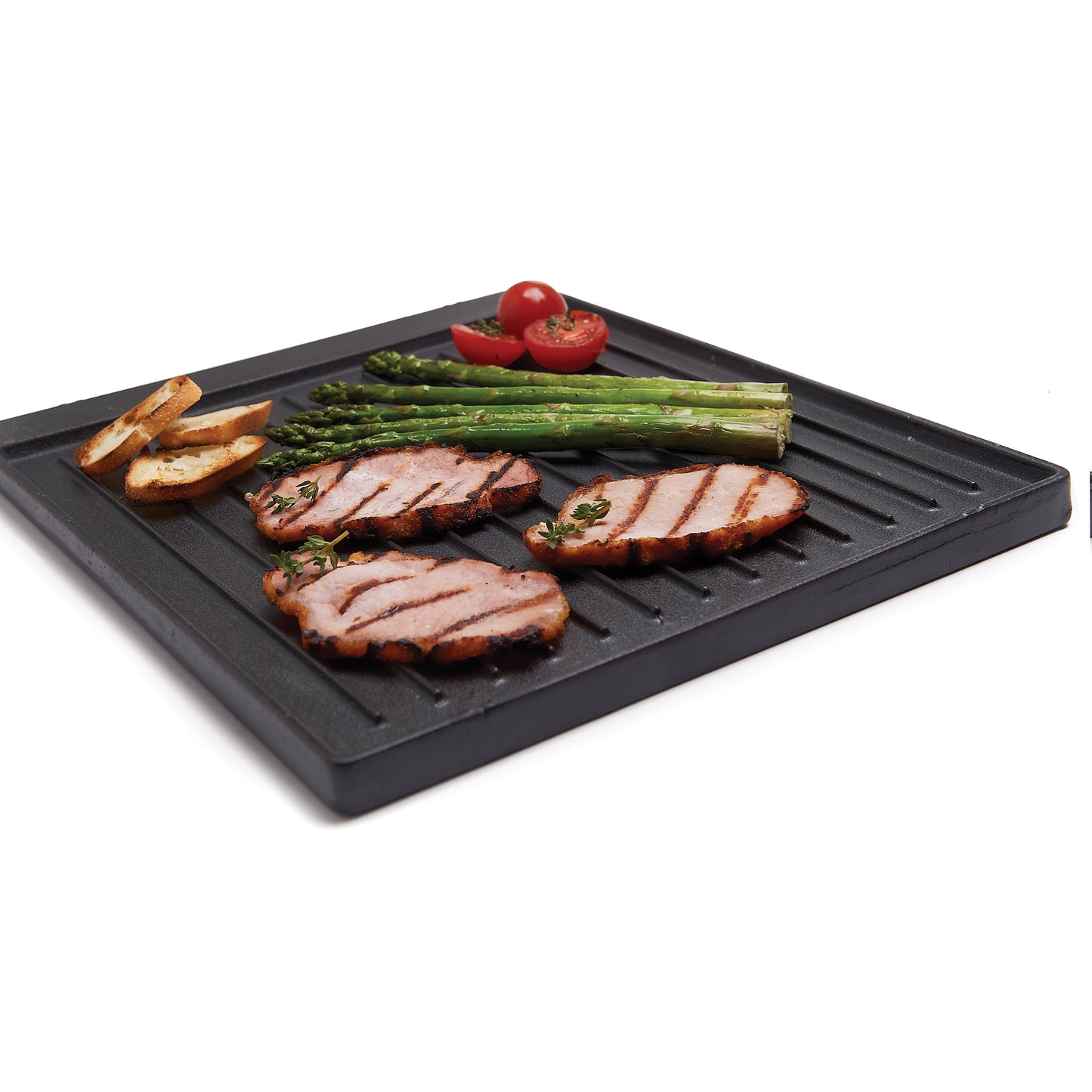 Broil King - Plaque de cuisson réversible en fonte Crown/Signet
