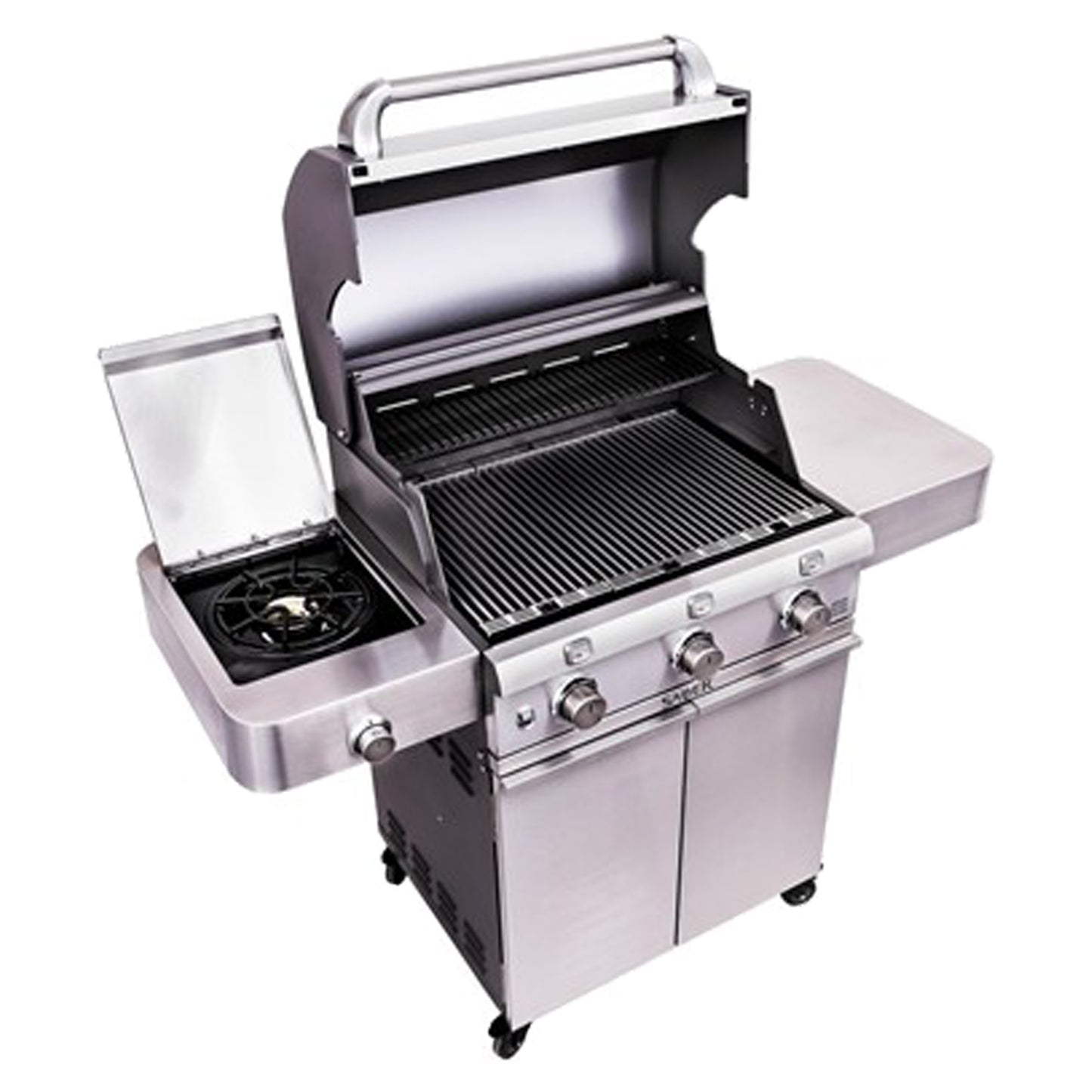 Saber - Barbecue au propane - Deluxe en acier inoxydable et fonte 3 brûleurs