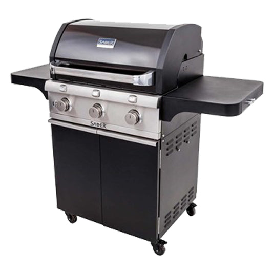 Saber - Barbecue au propane - Deluxe noir 3 brûleurs (500)