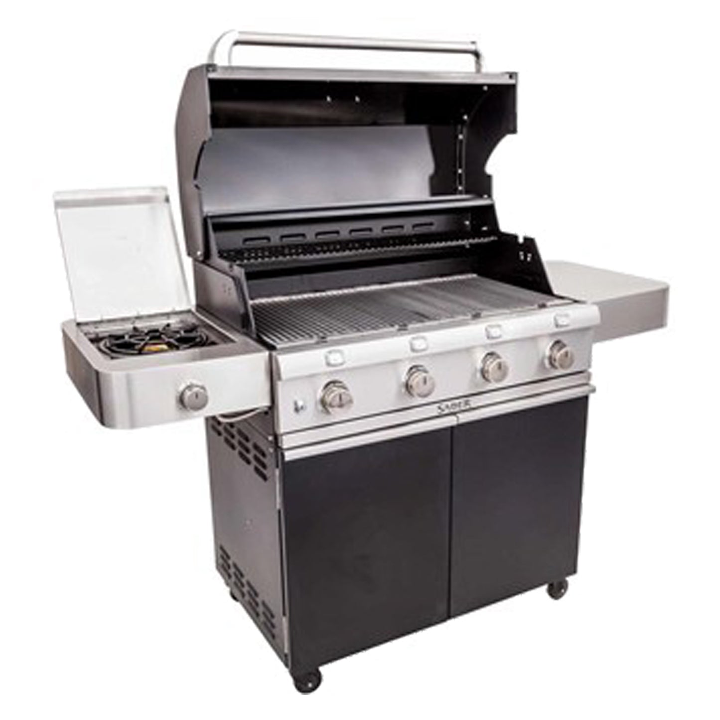 Saber - Barbecue au propane - Deluxe noir 4 brûleurs (670)