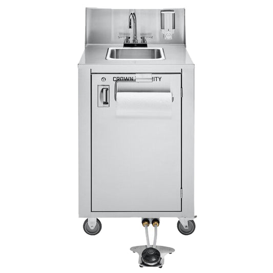 Crown Verity - Évier simple  meuble compact eau froide