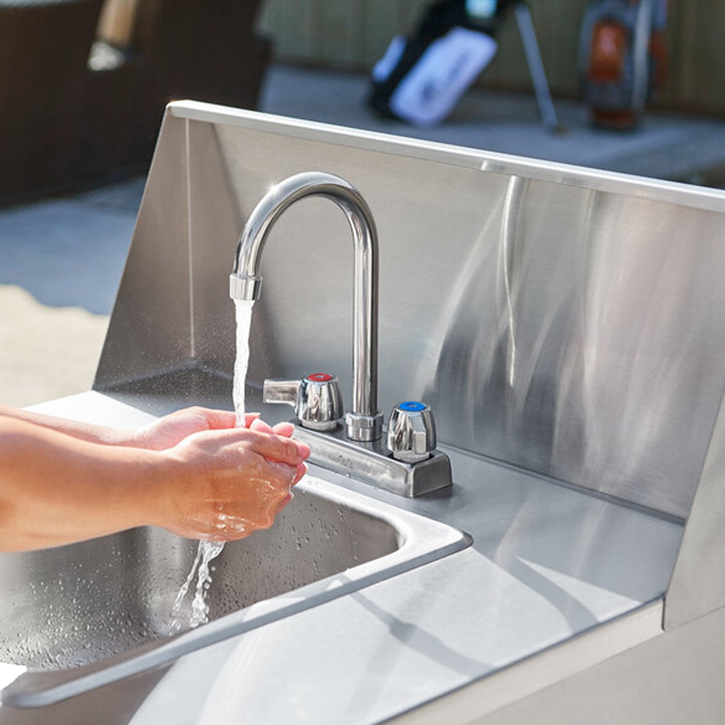 Crown Verity --évier simple meuble compact eau froide