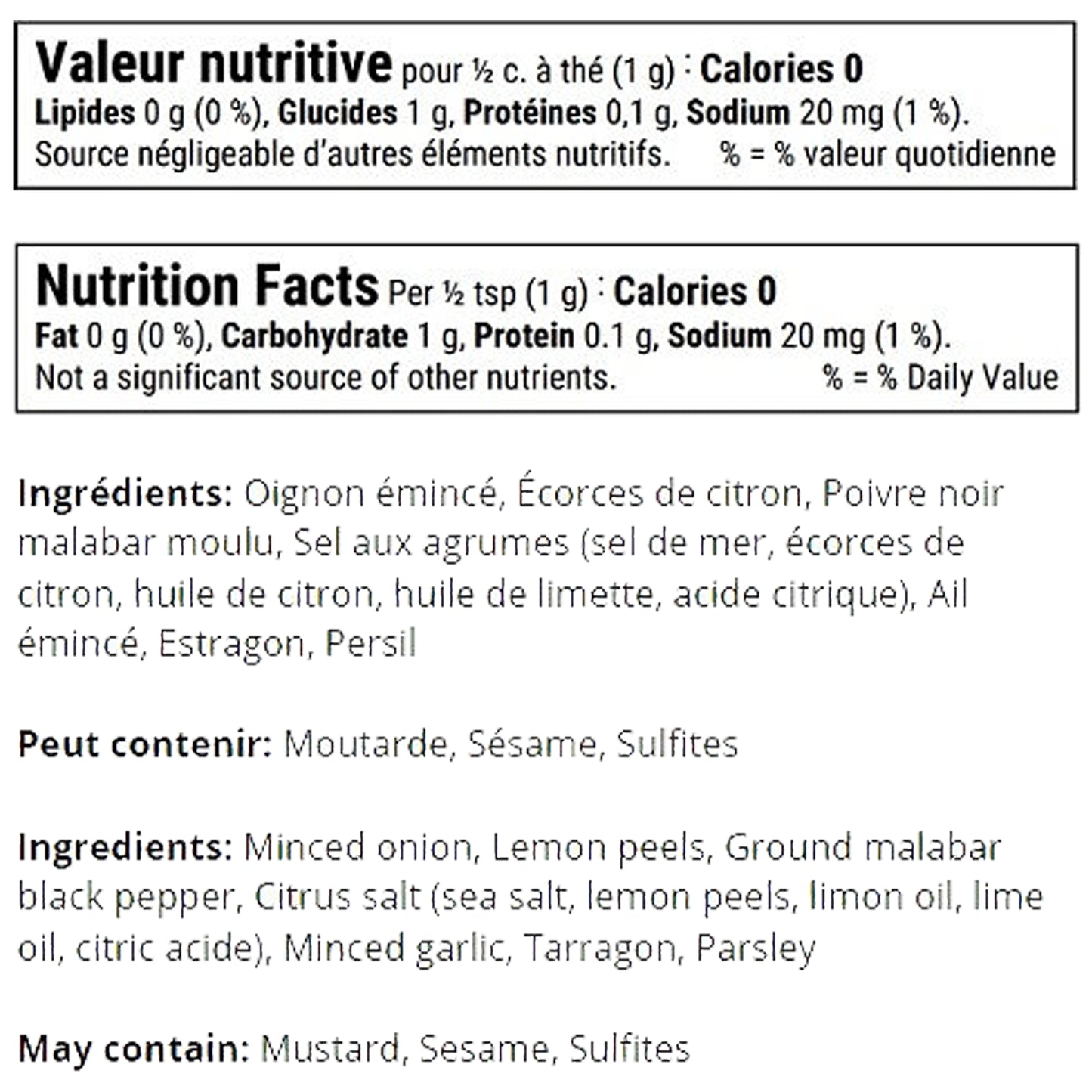 Les Mélangés - Mélange d'épices POISSON - Ton poisson craque pour moi