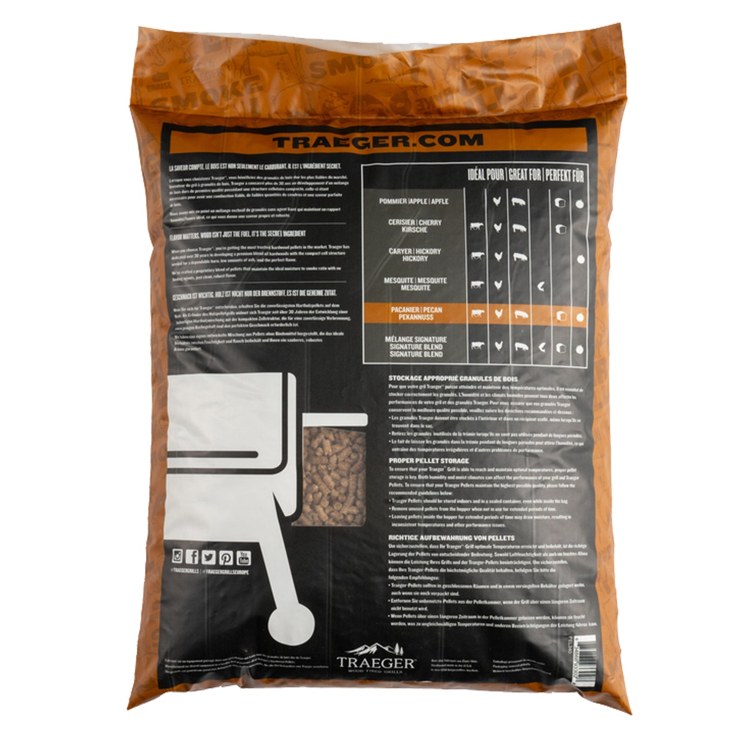 Traeger - Granules de bois - Hickory