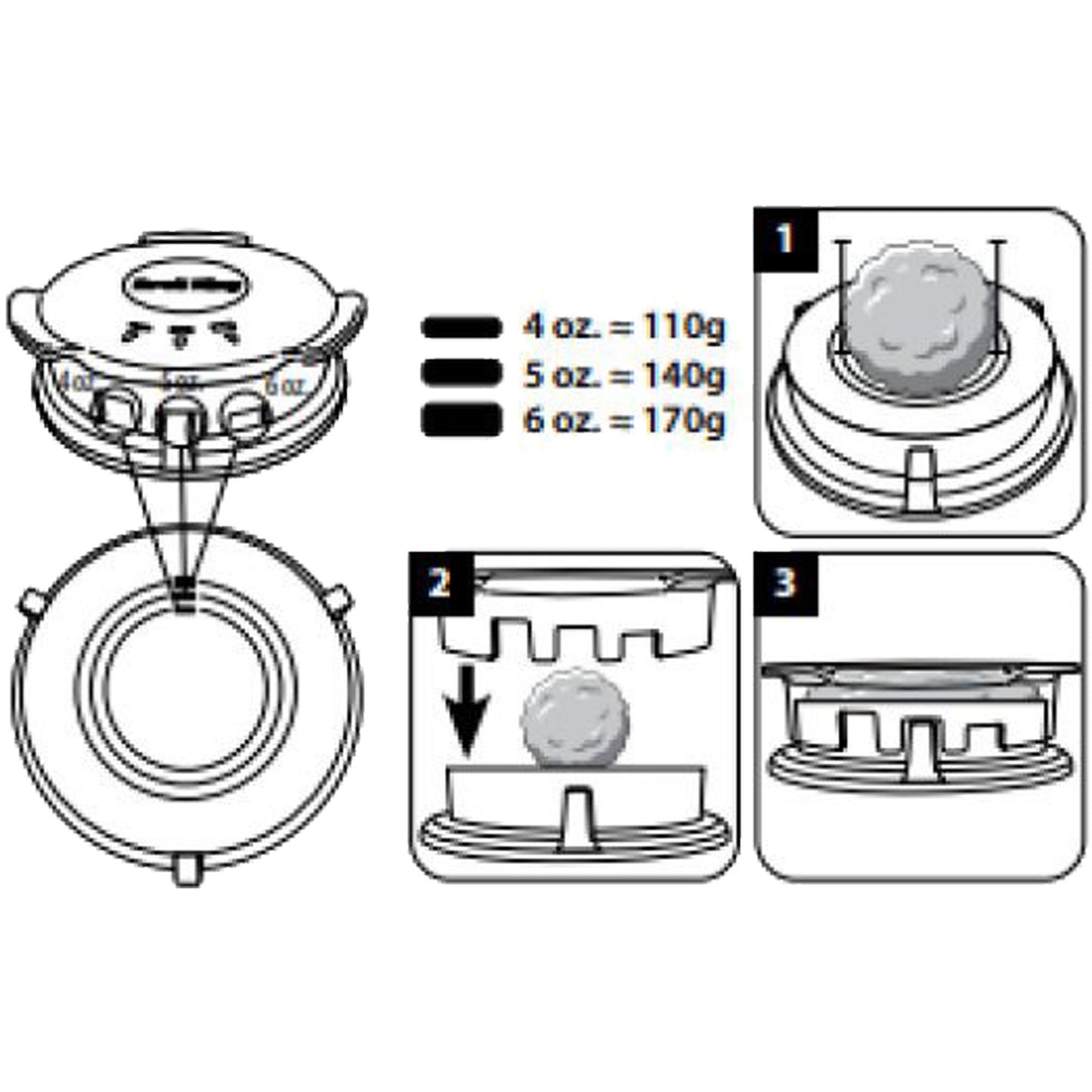 Broil King - Presse à hamburger Deluxe