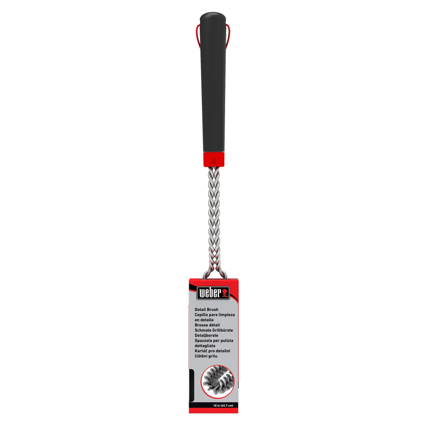 Weber - Brosse à barbecue - 18 po, pour nettoyage en profondeur