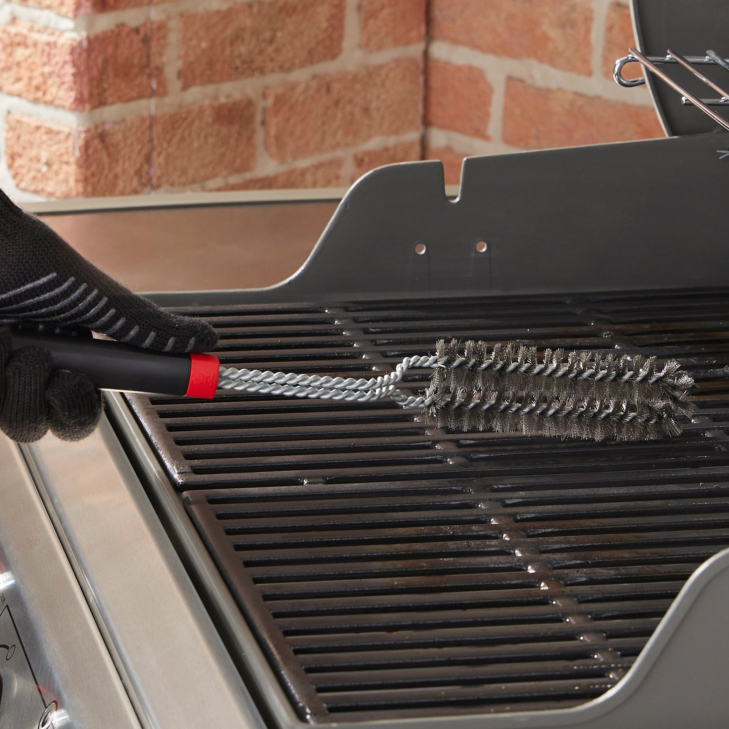 Weber - Brosse à barbecue - 18 po, pour nettoyage en profondeur