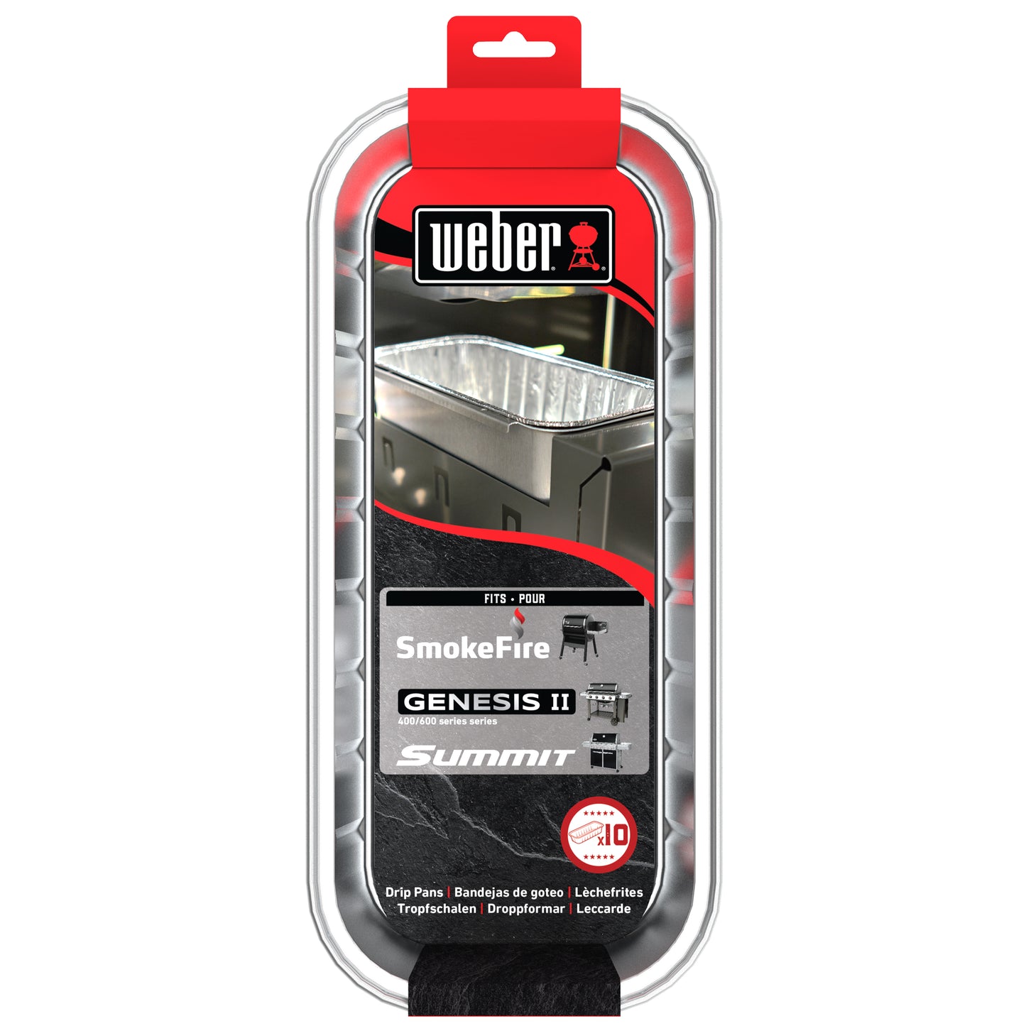 Weber - Doublure en aluminum - SmokeFire EX4/EX6, Genesis II 400/600, Summit 400/600/Gold&Plat 6B