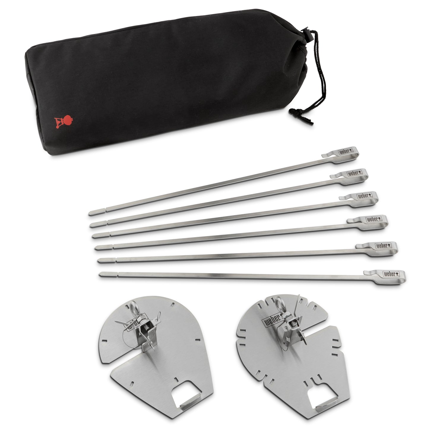 Weber - Jeu de brochettes pour rôtissoire WEBER CRAFTED