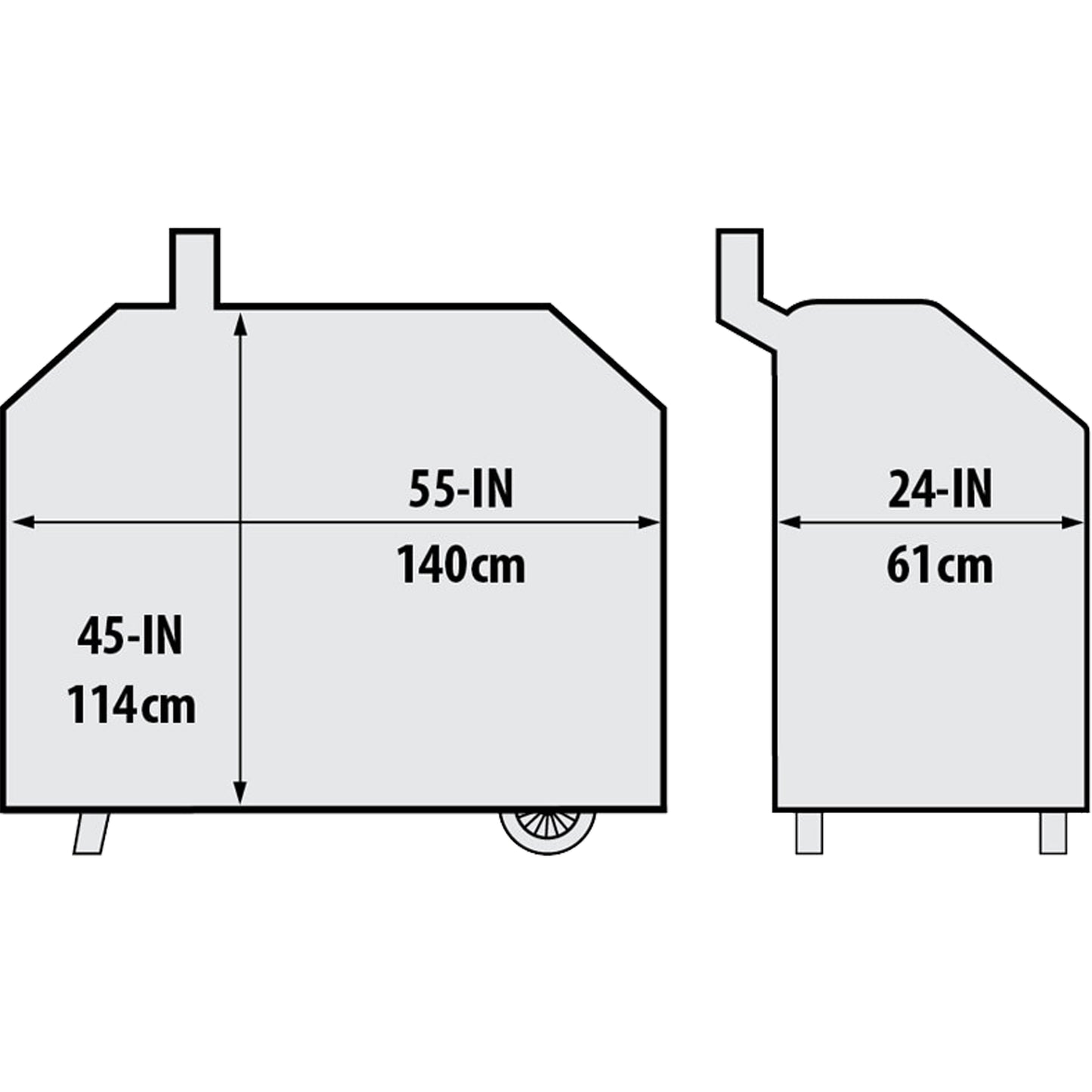 Broil King - Housse pour barbecue aux granules Regal Pellet 400//Regal Offset 400