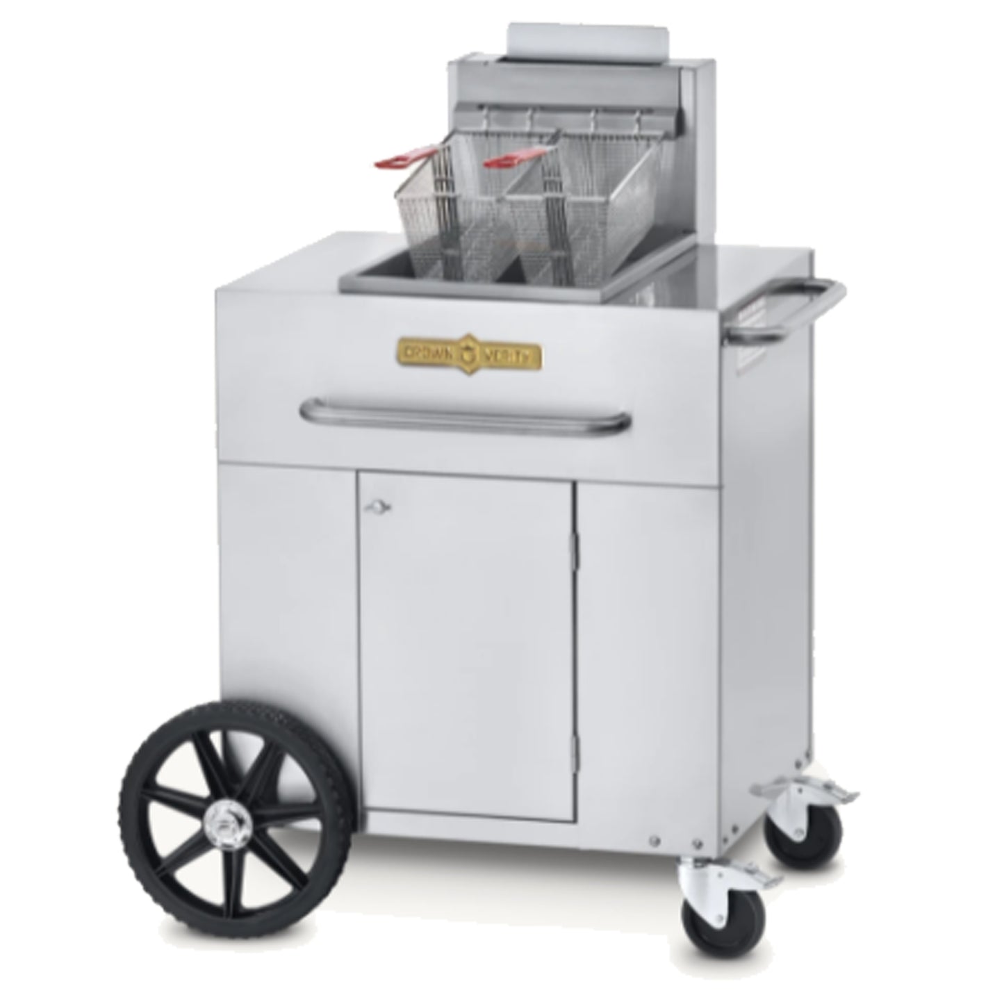Crown Verity - Friteuse extérieur deux paniers au gaz naturel