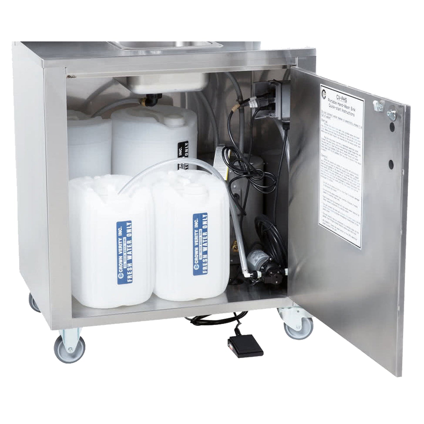 Crown Verity - Évier double eau froide