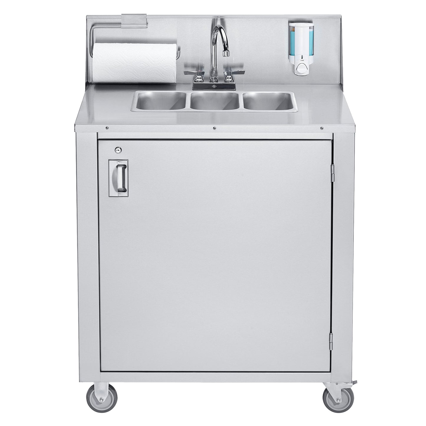 Crown Verity - Évier triple eau froide et chaude