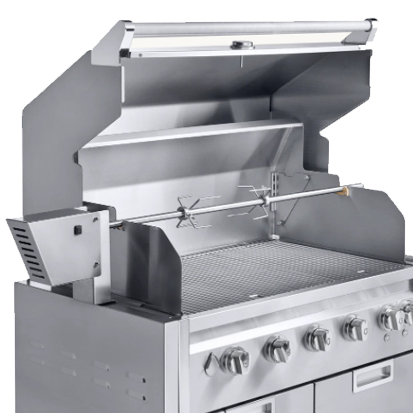Crown Verity - Ensemble de rôtisserie pour barbecue 48''