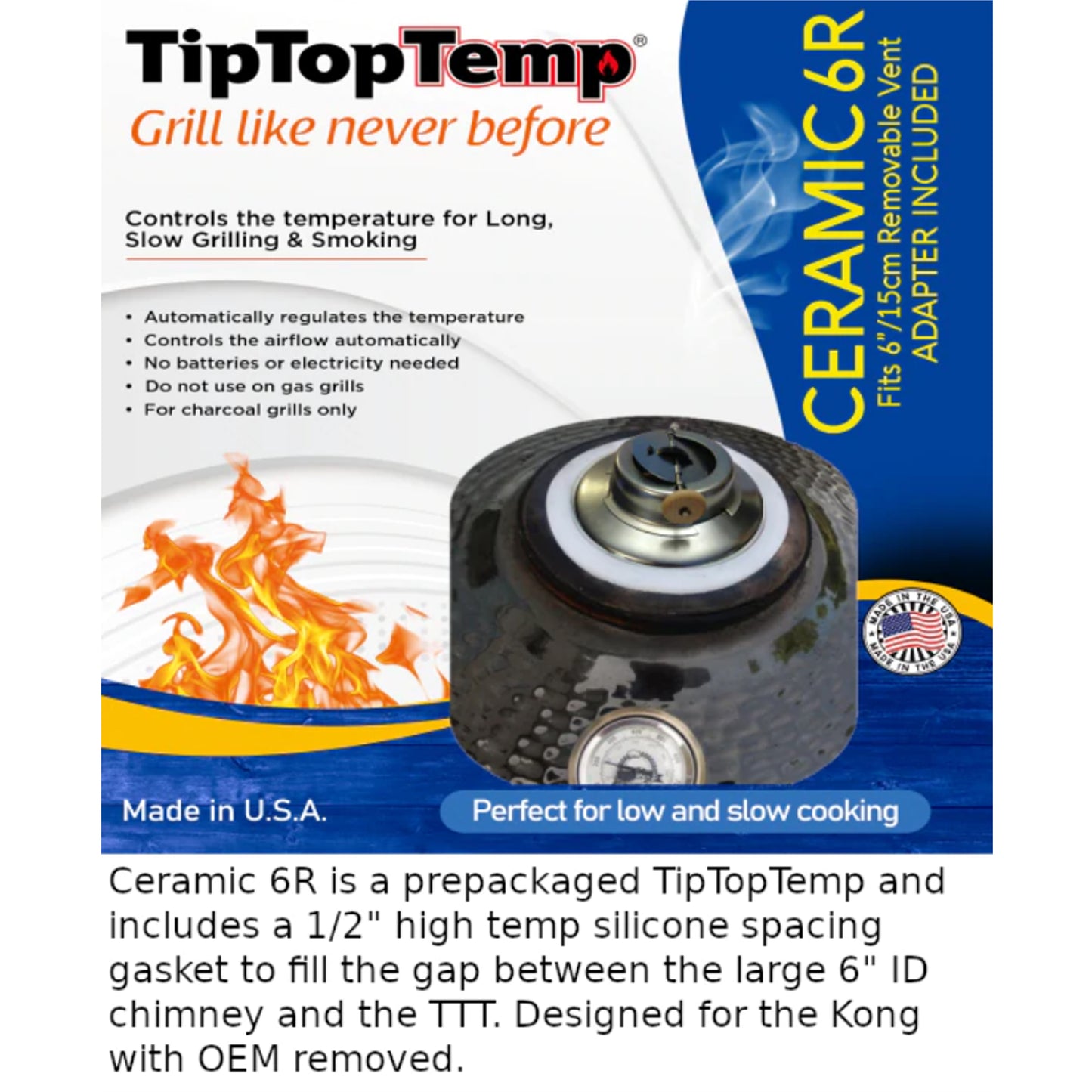 Tip Top Temp 6R pour très grande ouverture