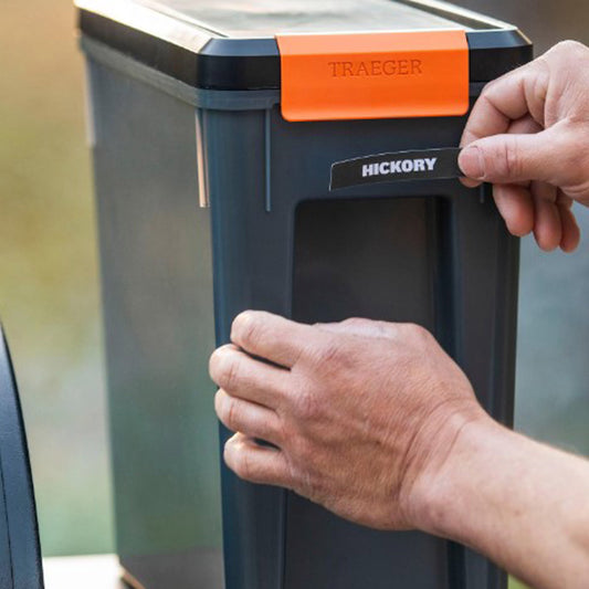 Traeger - Bac à granules et couvercle étanche